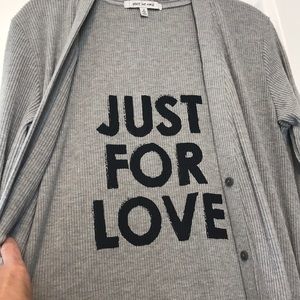 PEACE LOVE WORLD cardigan